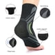 thumbnail image 4 of 2 Soportes De Compresión Para Tobillo, Absorción De Impactos Elástica Para Fascitis Plantar, Espolones En El Talón, Tendinitis, Voleibol, Baloncesto, Fútbol, ​​negro Y, 4 of 7