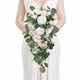 thumbnail image 1 of Ramos de Boda Serwalin Bosque Peonías Blancas Novia 25 cm, 1 of 8