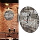 thumbnail image 5 of Round Clock Silent Arabic Numerals Decorative Wall Clock Hanging Retro Style for Office for Home, 5 of 8