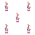 thumbnail image 2 of Advancent Feliz cumpleaños 0 1 2 3 4 5 6 7 8 9 Número de lámina de oro rosa Type5 NO5, 2 of 6