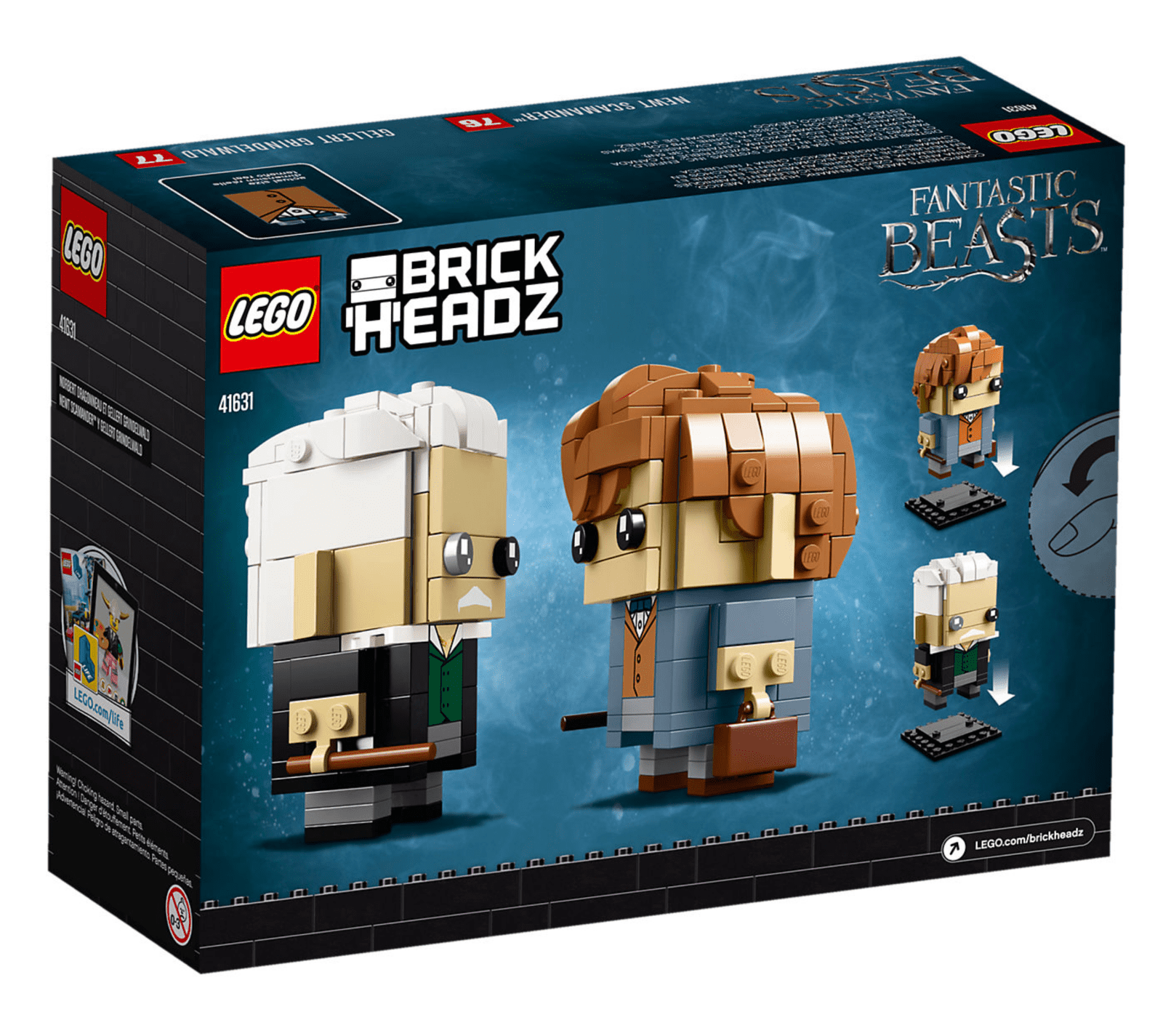 Lego 41631 BrickHeadz Newt Scamander and Gellert Grindelwald New with Box