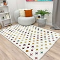 thumbnail image 5 of Alfa Rich 7x10 Moroccan White Area Rugs for Living Room Bedroom Decor Washable Cotton Pet Friendly, 5 of 5