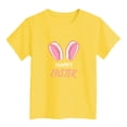 thumbnail image 4 of Tanghaowl Easter Shirts for Boys Girls Easter Children's Cute Rabbit Easter Egg Casual T Shirt Ting Tops for Teen Girls, 4 of 4