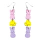 thumbnail image 2 of Juego de tres pendientes personalizados de Pascua, pendientes colgantes de madera, joyería para mujer., 2 of 8