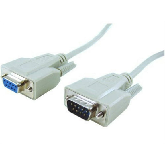 Cable 91cm Extension Serial Ega Db9 Directo Rs232 Macho A Hembra