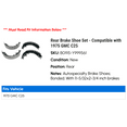 thumbnail image 2 of Rear Brake Shoe Set - Compatible with 1975 GMC C25 - Power Stop, 2 of 2