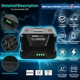 thumbnail image 5 of TenHutt 60V 5.0Ah Replacement for Greenworks  60V Battery Max Lithium Ion  LB60A00 LB60A01 LB60A02 LB60A03, 5 of 6