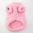 thumbnail image 3 of Ropa para mascotas, suéter cálido para perros, suéter para chihuahua, ropa linda para cachorros, tela polar, ropa cálida de invierno para perros pequeños a medianos (M, rosa), 3 of 5