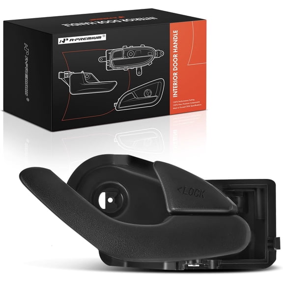 A-Premium Front or Rear Right Passenger Side Interior Door Handle Compatible with Ford Escape 2001-2007, Textured Black, Replace# 6L8Z7826602BA, 6L8Z-7826602-BA