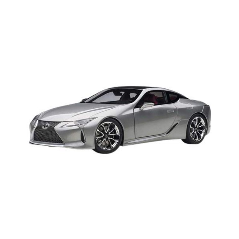 Lexus LC500 Sonic Titanium Silver Metallic with Dark Rose Interior