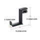 thumbnail image 3 of Sidaley Soporte para auriculares Accesorios para juegos Soporte para auriculares Artesanía Brazo giratorio ajustable Estante de almacenamiento Soporte Juegos de teclado y mouse para computadora, 3 of 6