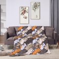 thumbnail image 4 of Cartoon Cat Throw Blanket Soft Fleece Blankets Plush Comfy Microfiber Throws Decor for Home Bed Couch Living Room Sofa Cozy Warm Gifts for Women Boys Girls 50" X 60" Lightweight, 4 of 6
