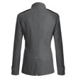 thumbnail image 2 of Abrigo de lana para hombre Chaqueta cálida con doble botonadura y protección contra el frío, 2 of 3