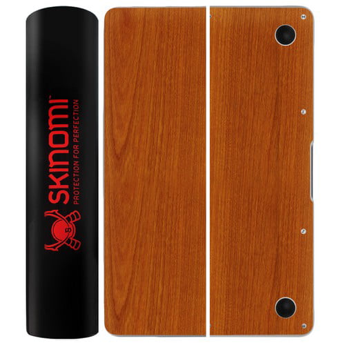 Skinomi Hard Drive Skin Dark Wood Cover Protector for Apple MacBook SuperDrive 