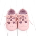 thumbnail image 5 of Otqutp Kids Casual Shoes Spring Summer Children Baby Toddler Shoes Boys Girls Casual Shoes Flat Bottom Light Hollow Breathable Comfortable Solid Color Lace Up, 5 of 7