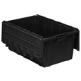 thumbnail image 1 of Tote Scepter con tapa abatible, 65 L, negra, apilable, 32 x 69 x 43 cm, polipropileno, 1 of 1