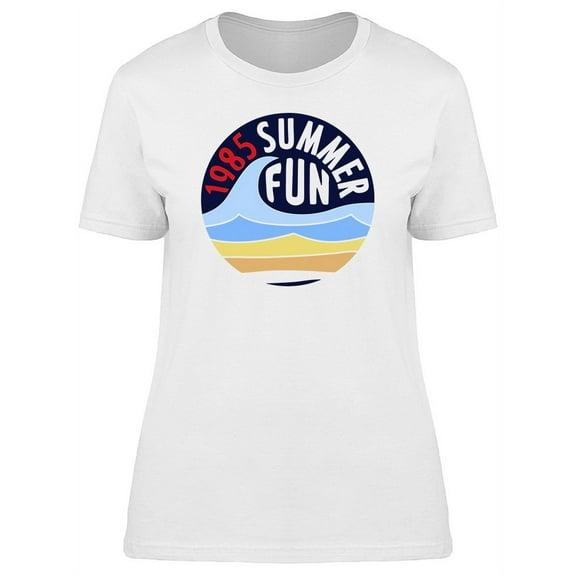 1985 Summer Fun T-Shirt Women -Image by Shutterstock, Female Small