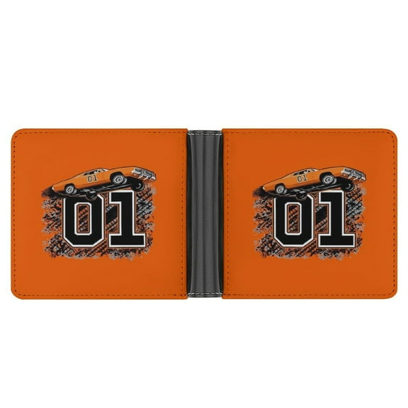 Dukes Haz-zard Wallet Pu Leather Wallet Bifold Wallet Slim Credit Card Holder for Women Men