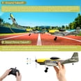 thumbnail image 6 of Bruce&Shark RC Plane, 3 Channel RC Jet Plane with 2.4GHz Remote Control 6-Axis Gyro Drone for Kids 8-12 & Adults, Beginner-Friendly Outdoor Remote Control Airplane, Rechargeable Battery, Easy to Fly, 6 of 7