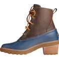 thumbnail image 3 of Women's Sperry Top-Sider Saltwater Heel Leather Duck Boot Brown/Navy Leather/Rubber 6.5 M, 3 of 6