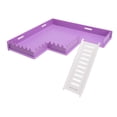 thumbnail image 1 of Durable Hamster Platform With Ladder, Multipurpose Standing Platform For Mouse Guinea Pig Chinchilla, Space Saving, 1 of 8