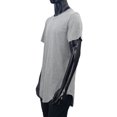 thumbnail image 1 of Guardurnaity Hombres Camisetas largas Hip Hop Camiseta Manga corta Palangre Camisetas largas Hip Hop Camisetas casuales Blusa Camisetas gris XXL, 1 of 6