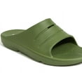 thumbnail image 3 of DEER STAGS Mens Green Molded Footbed Cushioned Ward Round Toe Slip On Slide Sandals Shoes 10 M, 3 of 3