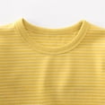 thumbnail image 5 of Fozruso Boys Striped Short Sleeve T Shirts Kids Stretchy Crewneck Tops for Boys School and Play, 5 of 6
