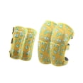 thumbnail image 4 of Niños las almohadillas de de codo Gear protectores de protección transpirable patinaje de patinaje de patinaje de patinaje portátiles y niñas Amarillo, 4 of 8