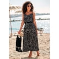 thumbnail image 2 of LASCANA Women's Printed Tie Back Maxi Dress Back Bow, 2 of 5