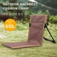 thumbnail image 2 of Silla Cojín Respaldo Portátil Campamento Plegable Con Transporte Oxford Tela para Barbacoa Picnic Al Aire Libre, 2 of 9