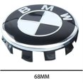 thumbnail image 2 of Zshan 4 Pcs Auto Wheel Center Caps for 68MM Rim Center Caps Wheel Center Badge Shape Decoration Accessories, Black, 2 of 4