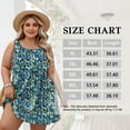 thumbnail image 4 of LANREMON Womens Dress Plus Size Summer Dresses Blueleaf Scoop Neck Sleeveless Sundresses Beach Vacation Dresses with Pockets XL, 4 of 6