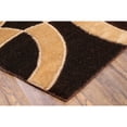 thumbnail image 4 of Rectangle Savannah Brown Shag 3 ft. x 5 ft. Area Rug for Entryway, Living Room, Dinning Room, etc., 4 of 7