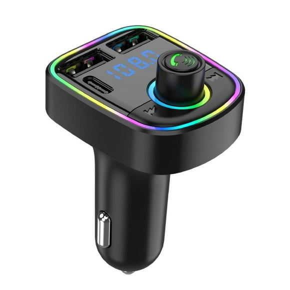 Feltree Bluetooth FM Transmitter Wireless Radio Adapter Car Kit with USB Charging Car Charger MP3 Player