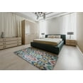 thumbnail image 4 of Ahgly Company Indoor Square Patterned Black Novelty Area Rugs, 8' Square, 4 of 6