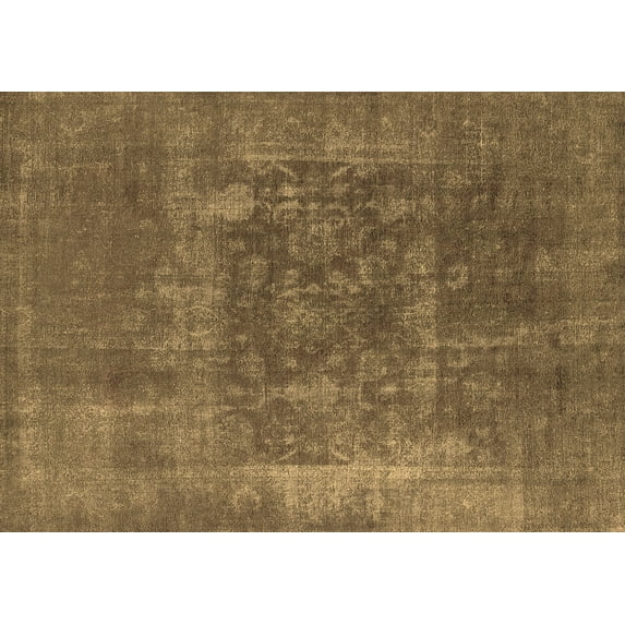 Ahgly Company Indoor Rectangle Oriental Brown Industrial Area Rugs, 2' x 3'