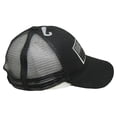 thumbnail image 4 of Dark Grey USA American Flag Patch Black Embroidered Baseball Cap Hat 610C, 4 of 6