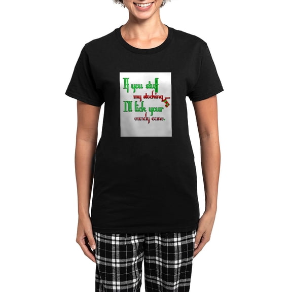 CafePress - Women's Dark Pajamas - Women's Short Sleeve Print T-Shirt and Pants Dark Cotton Pajama Set
