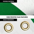 thumbnail image 4 of G128 Combo Pack: 6 Ft Tangle Free Aluminum Spinning Flagpole (Black) & Sudan Sudanese Flag 3x5 Ft, LiteWeave Pro Series Printed 150D Polyester | Pole with Flag Included, 4 of 9