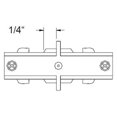 thumbnail image 2 of WAC Lighting H Track 120V Aluminum Dead End I Connector in Brushed Nickel, 2 of 3