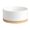 White, variant on BESTSKY Heated Water Bowl,Easy to Clean Slow Feeder Dog Bowls,Precise Temperature Adjustment Dog Feeding Station,Beige