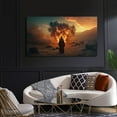 thumbnail image 2 of Christian Wall Art Jesus God Canvas Art Burning Bush Painting For Livingroom Decor Office Bedroom Decoration, 2 of 7