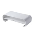 thumbnail image 5 of ETHZZLE White Computer Monitor Stand with Storage Base, Smooth Rounded Edges, Design, and High Weight Capacity, 5 of 8