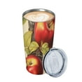 thumbnail image 2 of GOSMITH  Shabby Vintage Apples Vacuum Insulation Stainless Steel Sports Water Bottle with Leak Proof Straw Lid, Portable Cup Gym Travel, 2 of 7