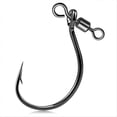 thumbnail image 2 of Bait Fishing Reverse Fish Hooks Quick Bait Fish Hooks, No.3, 2 of 5