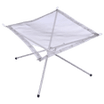 thumbnail image 1 of TFixol Foyer Pliable Compact en Acier Inoxydable pour Camping Extérieur, Barbecue de Jardin et Rassemblements de Jardin - Taille Moyenne 42x42x32cm (201 Maille), 1 of 7