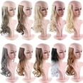 thumbnail image 3 of Sego Invisible Secret Wire in Real Hair Extensions One Piece Curly Wavy Straight Thick Hair Extension Synthetic Hairpieces for Women, 3 of 7