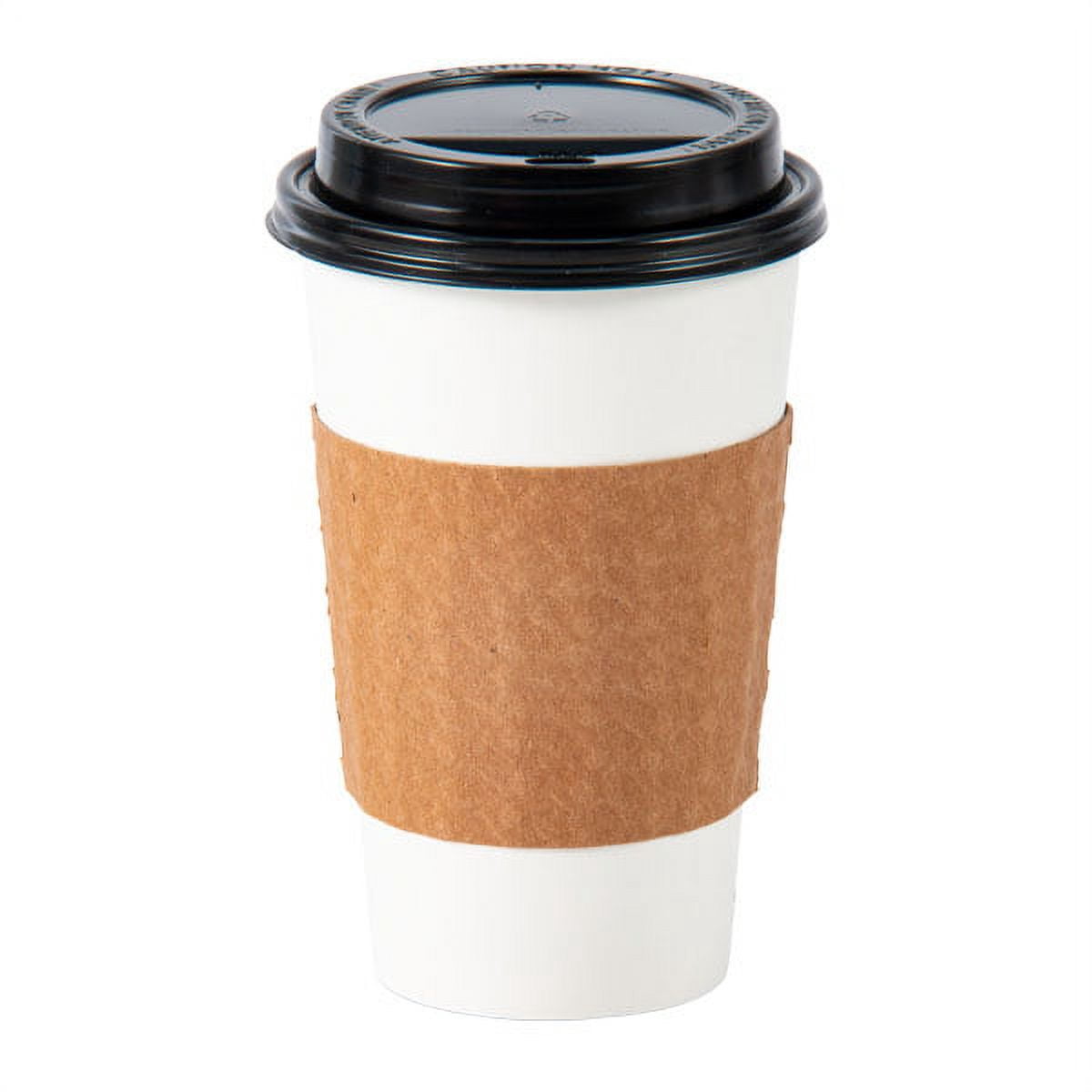 Great Value Everyday to Go Cups, Lids & Sleeves, 16 fl oz, 20 Count