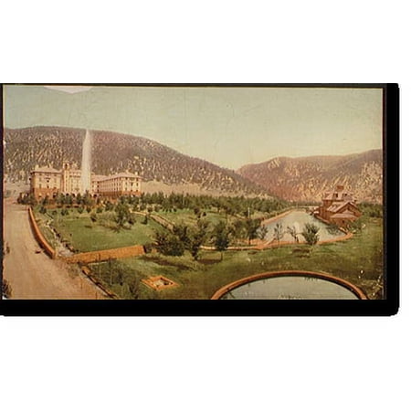 Historic Print, Hotel Colorada [i.e. Colorado], Glenwood Springs, Col., 16" x 20"